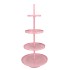 STORAGE SHELF SWIRL JOLLY LIGHT PINK 56X56X125CM