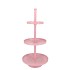 STORAGE SHELF SWIRL JOLLY LIGHT PINK 45X45X100CM