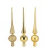 DECO UNBREAKABLE GOLD PEAK ASS 6X6X30CM NM