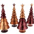 GLAM SCOTTISH BROWN  MIX XMAS TREE IRON ASS 16X16X40CM