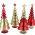 GLAM WILD RED MIX XMAS TREE IRON ASS 16X16X40CM