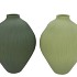 LUXX MAJESTIC GREEN VASE ORGANIC ASS 23X23X30CM
