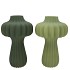 LUXX MAJESTIC GREEN VASE LANTERN ASS 17X17X28CM