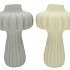 LUXX NORDIC GREEN VASE LANTERN ASS 25X25X40CM