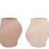 LUXX COZY SAND VASE SWIRL ASS 19X19X20CM