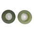 LUXX MAJESTIC GREEN VASE SWIRL ASS 15X15X14CM