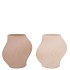 LUXX COZY SAND VASE SWIRL ASS 15X15X14CM