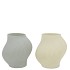 LUXX NORDIC GREEN VASE SWIRL ASS 15X15X14CM