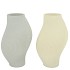 LUXX NORDIC GREEN VASE SWIRL ASS 12X12X15CM