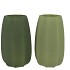LUXX MAJESTIC GREEN VASE ARCHES ASS 14X14X18CM