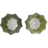 LUXX MAJESTIC GREEN VASE ARCHES ASS 14X14X18CM