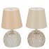 LUCE COSY SAND GLASS GLOBE LED ASS 11X11X20CM