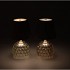 LUCE COSY SAND GLASS GLOBE LED ASS 11X11X20CM