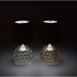 LUCE COSY SAND GLASS GLOBE LED ASS 11X11X20CM