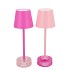 LUCE JOLLY PINK GLASS ON FOOT LED ASS 11X11X33CM