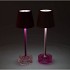 LUCE JOLLY PINK GLASS ON FOOT LED ASS 11X11X33CM