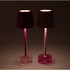 LUCE JOLLY PINK GLASS ON FOOT LED ASS 11X11X33CM