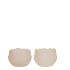 COCO COZY SAND CANDLE HOLDER BOWL ASS 9X9X6CM