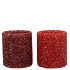 LEXIE JOLLY RED CANDLE HOLDER STRAIGHT ASS 8X8X10CM