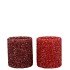 LEXIE JOLLY RED CANDLE HOLDER STRAIGHT ASS 7X7X7CM