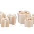 SPARKLE GIFTBOX COZY SAND TEDDY LED S/3 15X18/20X23/25X28CM