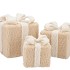 SPARKLE GIFTBOX COZY SAND TEDDY LED S/3 15X18/20X23/25X28CM