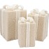 SPARKLE GIFTBOX COZY SAND TEDDY LED S/3 15X25/20X35/25X42CM