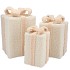 SPARKLE GIFTBOX COZY SAND TEDDY LED S/3 15X25/20X35/25X42CM