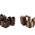 SPARKLE GIFTBOX LEOPARD LED S/3 10X11/13X13/15X17CM