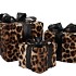 SPARKLE GIFTBOX LEOPARD LED S/3 15X18/20X23/25X28CM