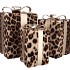 SPARKLE GIFTBOX LEOPARD LED S/3 15X25/20X35/25X42CM