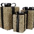SPARKLE GIFTBOX BLACK LED S/3 15X25/20X35/25X42CM