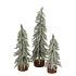 SNOWFLAKE NORDIC GREEN TREE SLIM 37CM