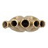 AGLIO GOLD VASE OVAL 20X9X19CM NM