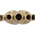 AGLIO GOLD VASE OVAL 25X11X24CM NM