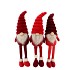 GNOME JOLLY RED TEDDY ASS 15X10X40CM