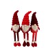 GNOME JOLLY RED TEDDY ASS 10X7X30CM