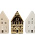 JOLIE COZY GOLD HOUSE T-LIGHT ASS 10X8X19CM