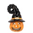 JOLIE SCOTTISH ORANGE PUMPKIN HAT T-LIGHT 15X15X23CM