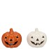 JOLIE SCOTTISH ORANGE PUMPKIN LED LIGHT 8X8X7CM