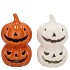JOLIE SCOTTISH ORANGE PUMPKIN LED LIGHT 9X9X15CM NM