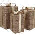 SPARKLE GIFTBOX RED LED S/3 15X25/20X35/25X42CM NM