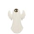 JOLIE JOLLY WHITE VASE GHOST 14X8X16CM NM
