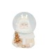 GLOWY COZY GOLD SNOWGLOBE 7X7X10CM