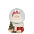 GLOWY JOLLY RED SNOWGLOBE 7X7X10CM