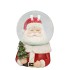 GLOWY JOLLY RED SNOWGLOBE 10X10X14CM