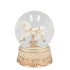 GLOWY COZY GOLD BIG SNOWGLOBE 12X12X18CM