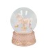 GLOWY JOLLY PINK BIG SNOWGLOBE 12X12X18CM NM