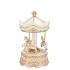 GLOWY COZY GOLD CAROUSEL MUSIC BOX 13X13X23CM