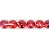 DECO UNBREAKABLE RED BALL SET 6 70MM